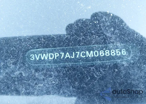 2012 Volkswagen Jetta 2.5L Se из США, поврежденный, VIN 3VWDP7AJ7CM068856